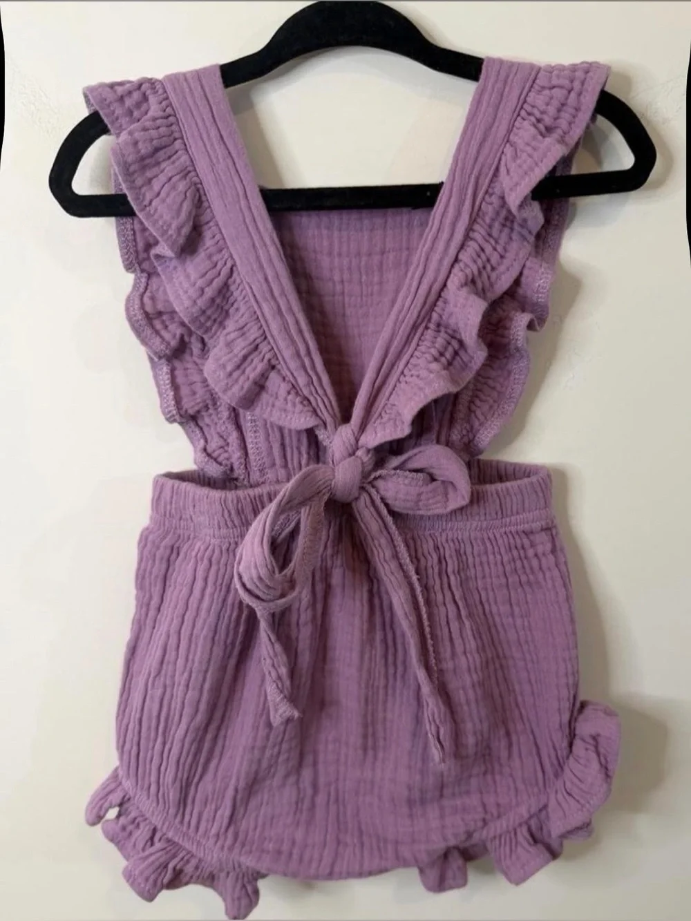 Reverie Threads Sofia Romper Violet